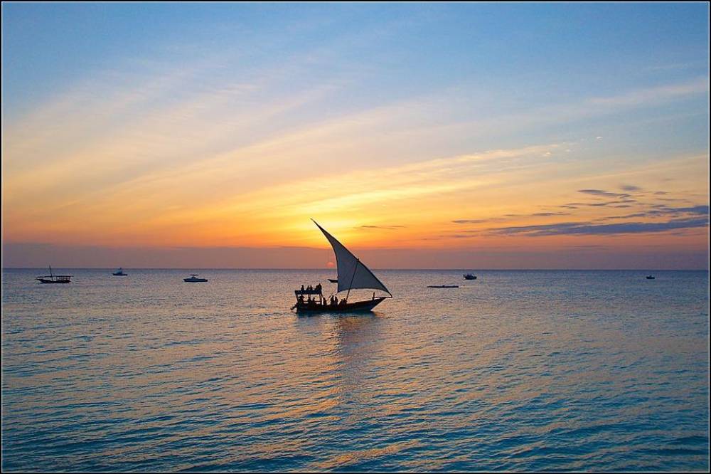 Dhau-Kreuzfahrt zum Sonnenuntergang in Stone Town
